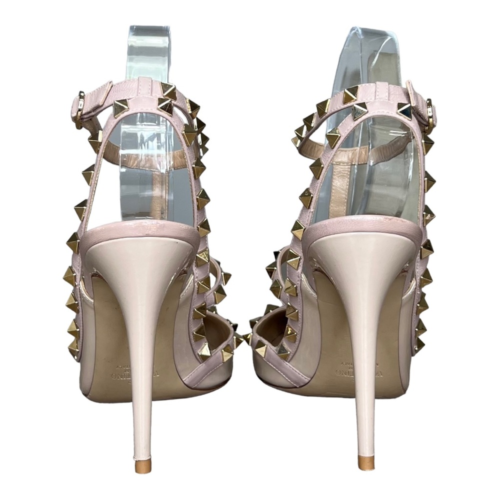 Valentino Garavani Rockstud Caged Pointed Toe Heels - Picture 4 of 13